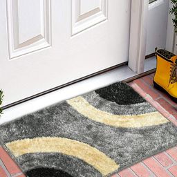 Kuber Industries Brown Printed Anti-Skid Doormats-image-43