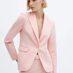 MANGO Single-Breasted Formal Blazer-picture-35