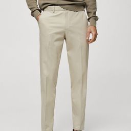 MANGO MAN Smart Casual Trousers-image-3