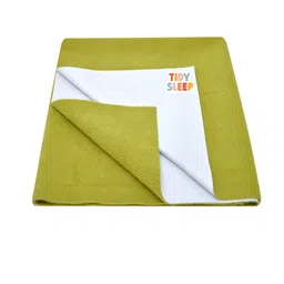 TIDY SLEEP Kids Gold-Colored Solid Cotton Water-Proof Mattress Protector-42