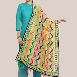 Dupatta Bazaar Ethnic Motifs Embroidered Dupatta with Sequinned-7