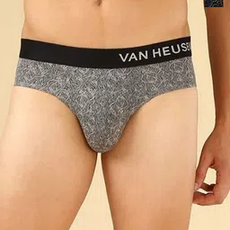 Van Heusen Pack Of 2 Printed  Body Defining Fit Basic Briefs IHQEBR2C414410007-14