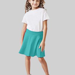 BAESD Girls Flared Above Knee Skirts-image-71
