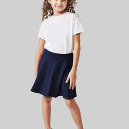 BAESD Girls Flared Above knee Skirt-image-77