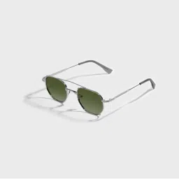 SAM AND MARSHALL Jason Metal Polarized 400UV Protection Wayfarers Green Sunglasses-picture-26