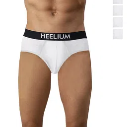 Heelium Pack Of 5 Anti-Bacterial Basic Briefs P5_BRIEF_WHT_S-picture-57