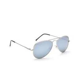 IDEE Men Blue Lens & Silver-Toned Aviator Sunglasses IDS2508C9SG-15