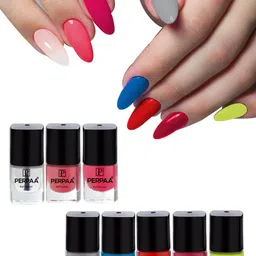 PERPAA Set Of 8 High-Shine Long Last Non-Toxic Nail Enamel 5ml Each - Combo 16-30