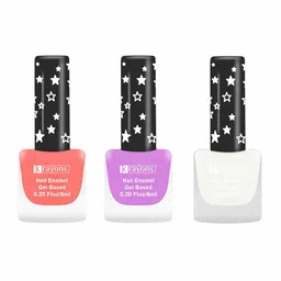 krayons Set of 3 Gel Based Quick Dry Nail Enamel 6ml Each - Shade 01, 02, 05-image-43