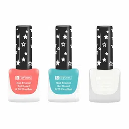 krayons Set of 3 Gel Based Quick Dry Nail Enamel 6ml Each - Shade 01, 13, 05-image-26