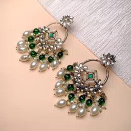 I Jewels Contemporary Chandbalis Earrings-29