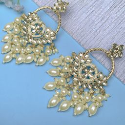 I Jewels Contemporary Chandbalis Earrings-44
