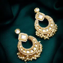 aadita Gold-Plated Contemporary Chandbalis-image-69
