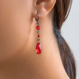 StyleCast x Revolte Silver-Plated Teardrop Shaped Beaded Drop Earrings-16