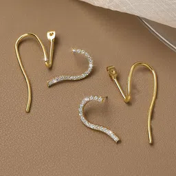 Krelin Heart Shaped Hoop Earrings-image-45