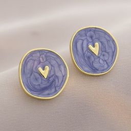 MYKI Gold-Plated Contemporary Studs Earrings-4