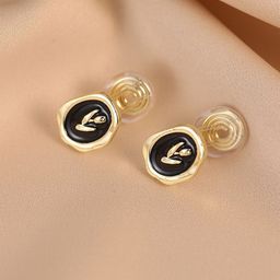 MYKI Gold-Plated Studs Earrings-68