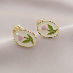 MYKI Gold-Plated Contemporary Studs-95