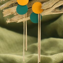 SOHI Contemporary Studs Earrings-18