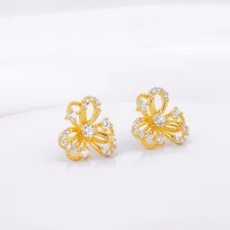 GIVA Gold Plated 925 Sterling Silver Zircon Contemporary Studs-picture-48