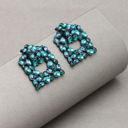 SOHI Contemporary Studs Earrings-53