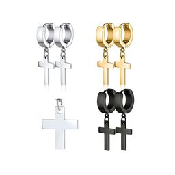 KARISHMA KREATIONS Men Set Of 3 Circular Hoop Earrings-12