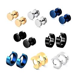 KARISHMA KREATIONS Unisex Set Of 8 Geometric Studs Earrings-22