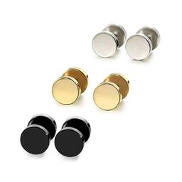 KARISHMA KREATIONS Set Of 3 Gold-Plated Contemporary Studs Earrings-17
