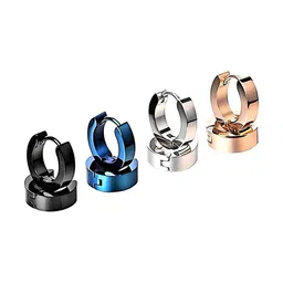 KARISHMA KREATIONS Set of 4 Contemporary Studs Earrings-55