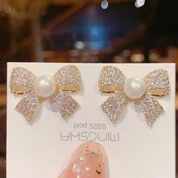Celestique Gold-Plated Contemporary Studs-image-55