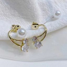 Celestique Gold-Plated Stainless Steel Contemporary Studs-picture-55