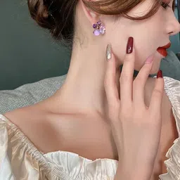 Celestique Gold-Plated Contemporary Studs-7