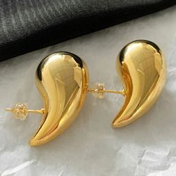 Celestique Gold-Plated Teardrop Shaped Studs-11