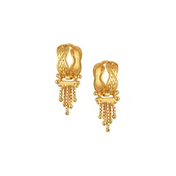 Vighnaharta Contemporary Gold Plated Chandbalis Studs Earrings-picture-37