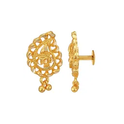 Vighnaharta Contemporary Gold-Plated Studs Earrings-picture-43