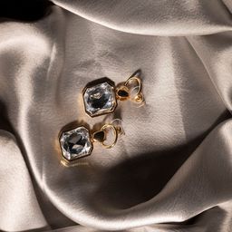 Jewelz Gold-Toned & Silver Plated Geometric Drop Earrings-13