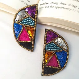 Crunchy Fashion Artificial Beads Studded Studs Earrings-image-14