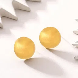 Yellow Chimes Gold-Plated Contemporary Stud Earrings-image-74