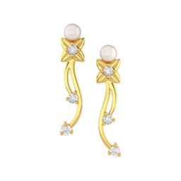Joyalukkas Girls 22KT Gold Gem Stone Studded Earrings- 2.55 gm-image-60