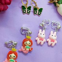 FEMMIBELLA Set Of 3 Quirky Hoop Earrings-66