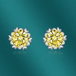 Designs & You Silver-Plated Floral Studs Earrings-54