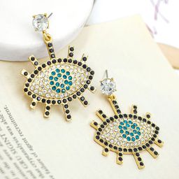 Bellofox Gold-Toned Gold-Plated Contemporary Drop Earrings-image-46