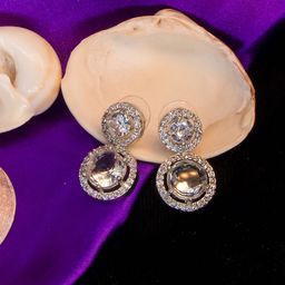 Manikya Circular Studs Earrings-2