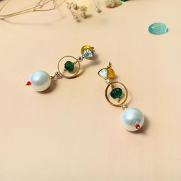 ABDESIGNS Gold-Plated Classic Kundan Studs Earrings-36