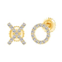 Angara 18KT Gold And Diamond Studded Earrings-1.21 gm-10