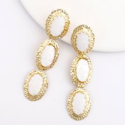 Bellofox Stone Studded Drop Earrings-image-15