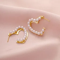 PRITA Gold-Plated Contemporary Drop Earrings-25