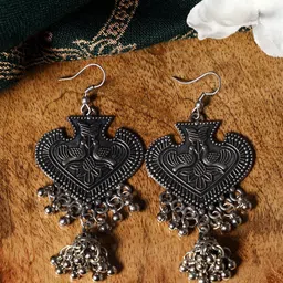 VENI 92.5 Silver-Plated Drop Earrings-image-14