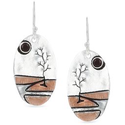 EL REGALO Oval Shaped Drop Earrings-image-19