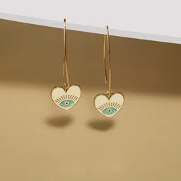 AMI Gold-Plated Contemporary Drop Earrings-47
